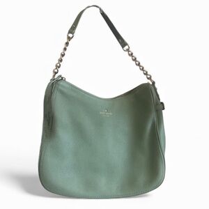Kate Spade Vintage Hobo Shoulder Bag Handbag in Mint Sea foam Green GUC